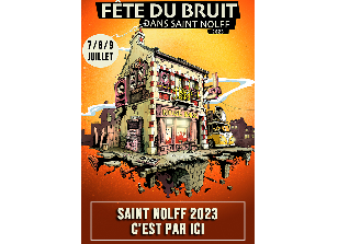 Affiche de la Fête du Bruit à Saint Nolff en 2023