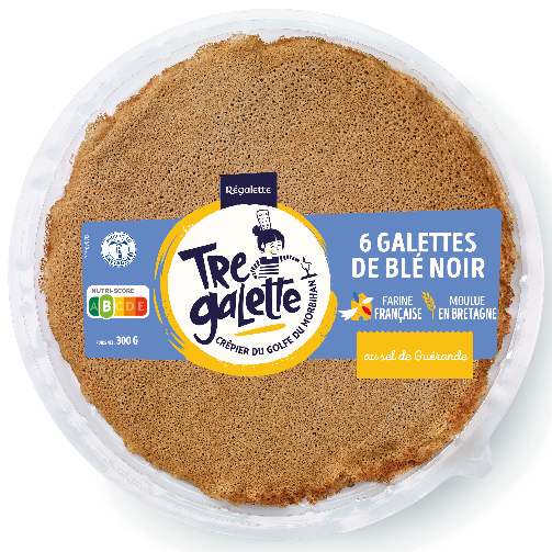 Galette de blé noir Galette de blé noir X6 300gr TRE GALETTE