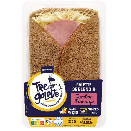 Galette garnie Jambon Fromage TRE GALETTE Galette garnie Jambon Fromage TRE GALETTE