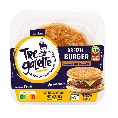 Breizh Burger sauce Poivre TRE GALETTE Breizh Burger sauce Poivre TRE GALETTE